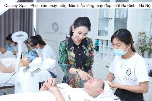 Cảnh quan Queeny Spa - Phun xăm mày môi, điêu khắc lông mày đẹp nhất Ba Đình - Hà Nội