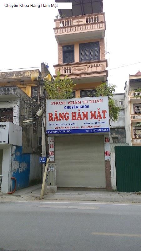 Hình ảnh Chuyên Khoa Răng Hàm Mặt